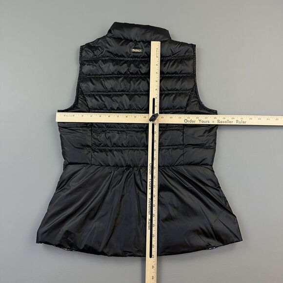 Lilly Pulitzer Vest Women's Medium Black Onyx Elana Full Zip Down Puffer NWT - Picture 11 of 15